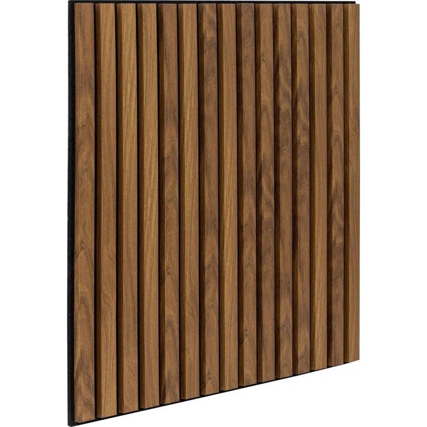 Atmosphera - Dekorativt 3D-vægpanel 60x60 cm brun