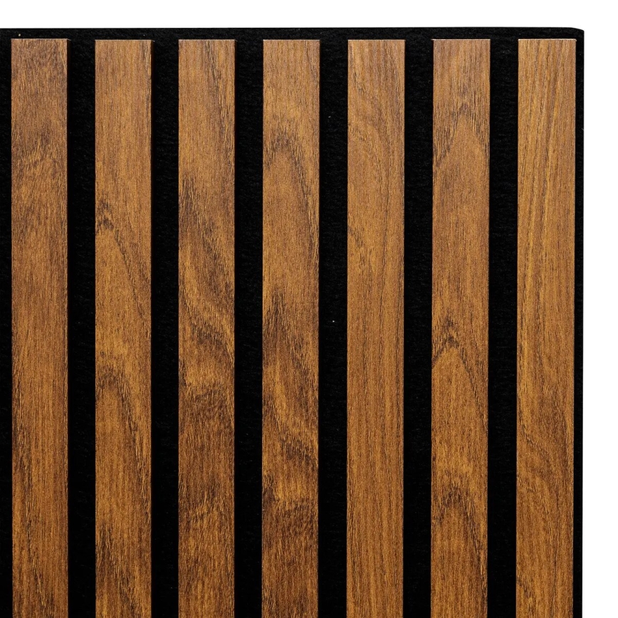 Atmosphera - Dekorativt 3D-vægpanel 60x60 cm brun