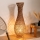 Atmosphera - Gulvlampe ELOISE 1xE27/40W/230V Rattan