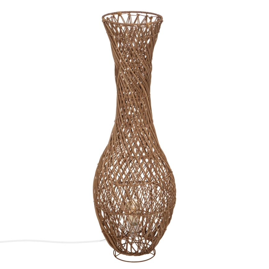 Atmosphera - Gulvlampe ELOISE 1xE27/40W/230V Rattan
