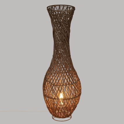 Atmosphera - Gulvlampe ELOISE 1xE27/40W/230V Rattan