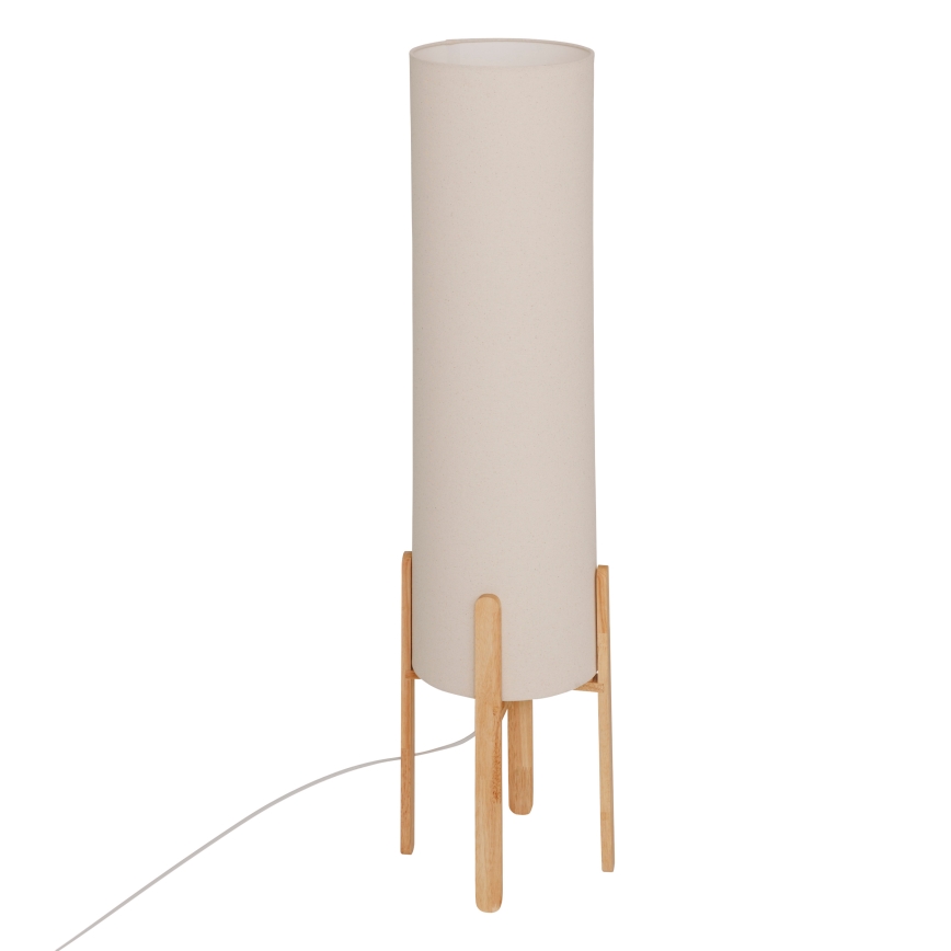 Atmosphera - Gulvlampe KEYAH 1xE27/25W/230V gummitræ