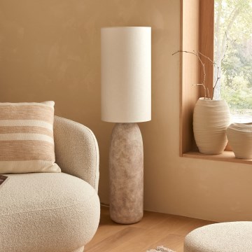 Atmosphera - Gulvlampe KEYAH 1xE27/40W/230V 111 cm grå