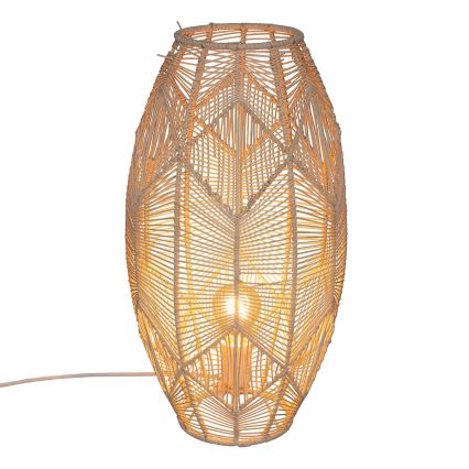 Atmosphera - Gulvlampe KITA 1xE27/40W/230V Rattan