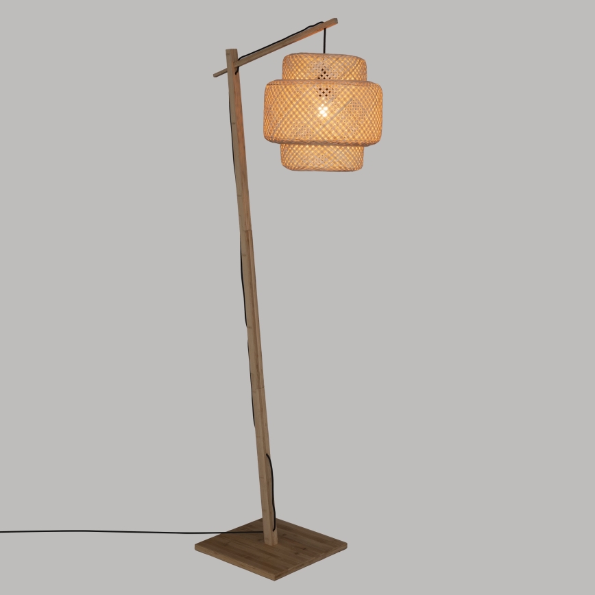 Atmosphera - Gulvlampe LIBY 1xE27/40W/230V bambus