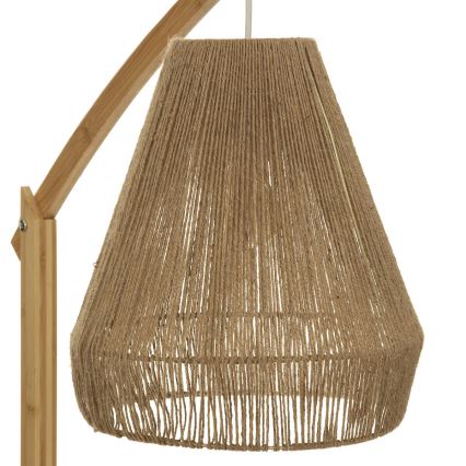 Atmosphera - Gulvlampe PALM 1xE27/60W/230V bambus/hamp