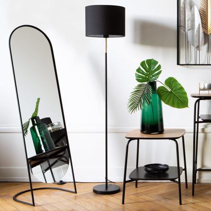 Atmosphera - Gulvspejl JEF 136x39,5 cm sort