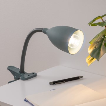 Atmosphera - Lampe med klemme SILY 1xE14/7W/230V grøn