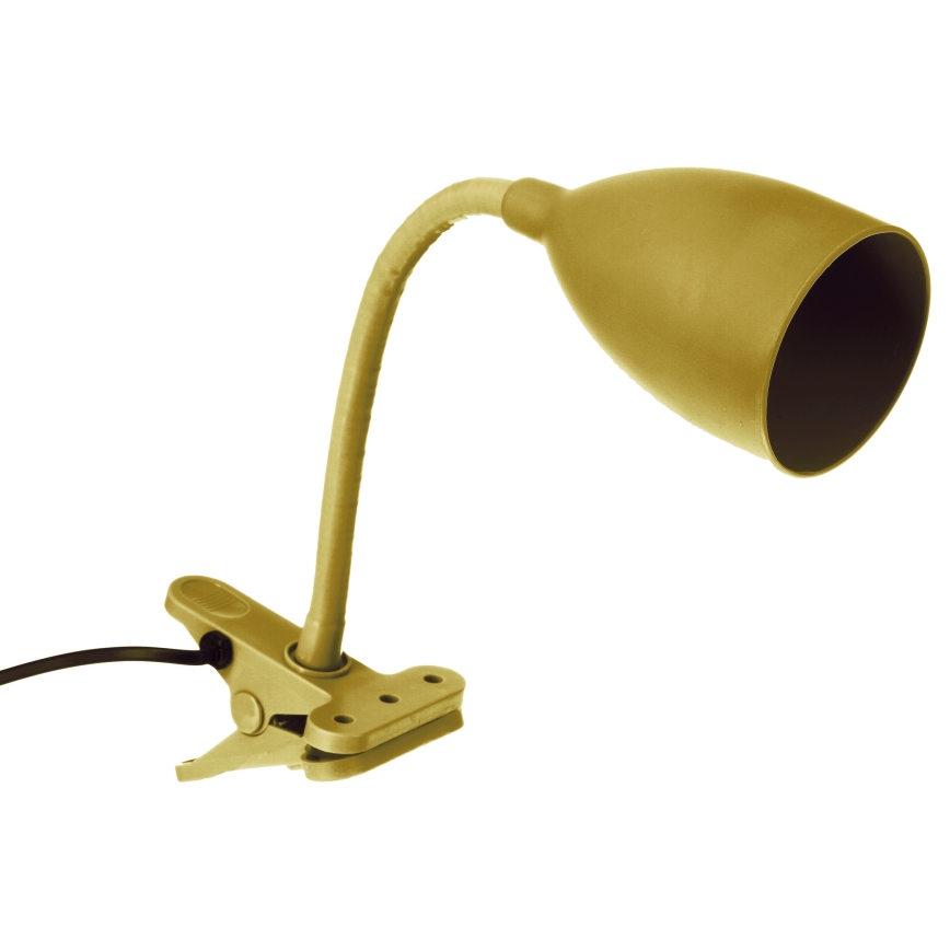 Atmosphera - Lampe med klemme SILY 1xE14/7W/230V guldfarvet
