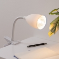 Atmosphera - Lampe med klemme SILY 1xE14/7W/230V hvid