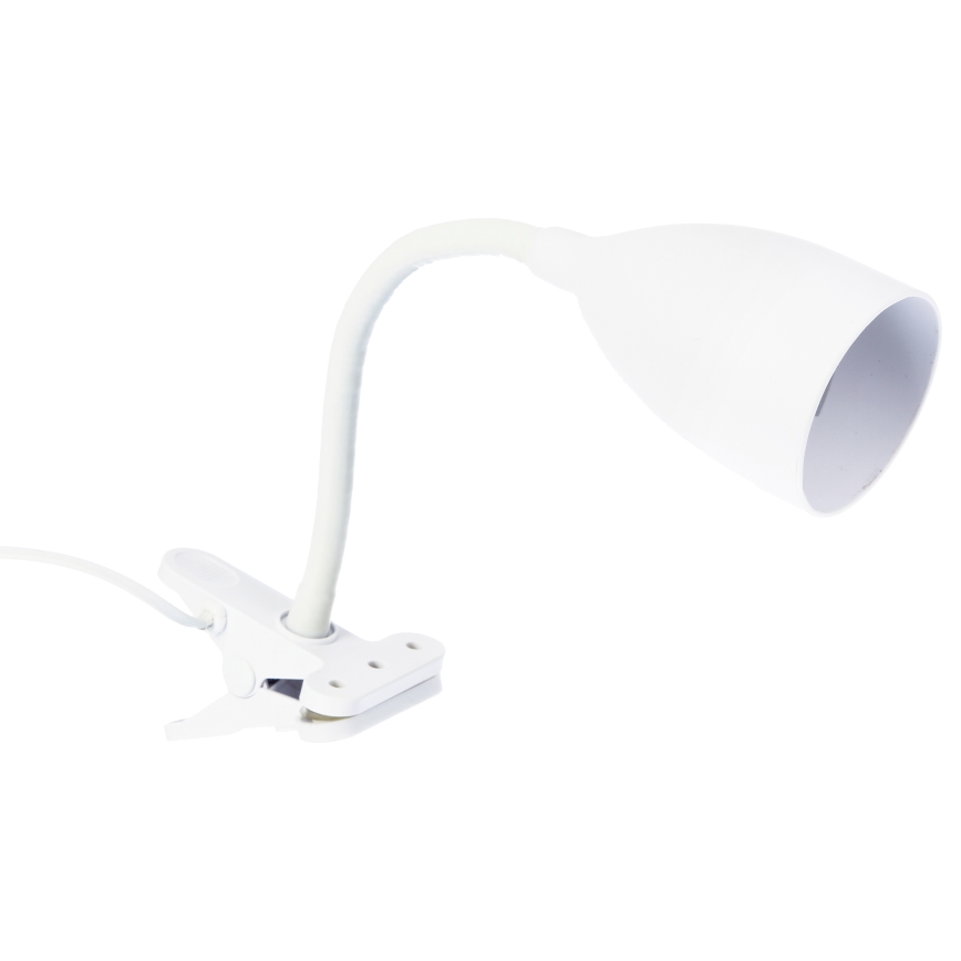 Atmosphera - Lampe med klemme SILY 1xE14/7W/230V hvid