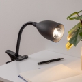 Atmosphera - Lampe med klemme SILY 1xE14/7W/230V sort
