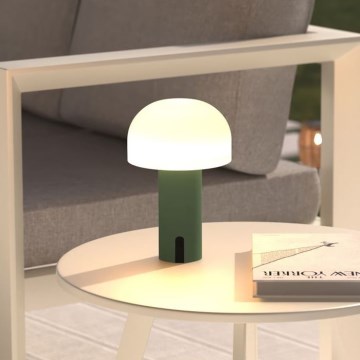Atmosphera - LED bordlampe m. touch-funktion genopladelig JANY LED/3,7V 22 cm 2200 mAh IP44 grøn