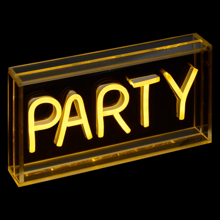 Atmosphera - LED-neon borddekoration PARTY LED/5V