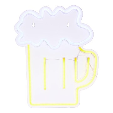 Atmosphera - LED-neon vægdekoration BEER LED/5V