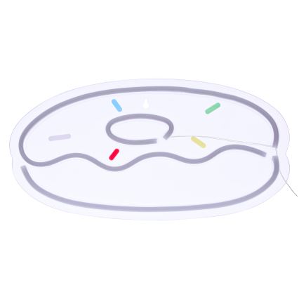 Atmosphera - LED-neon vægdekoration DONUT LED/5V