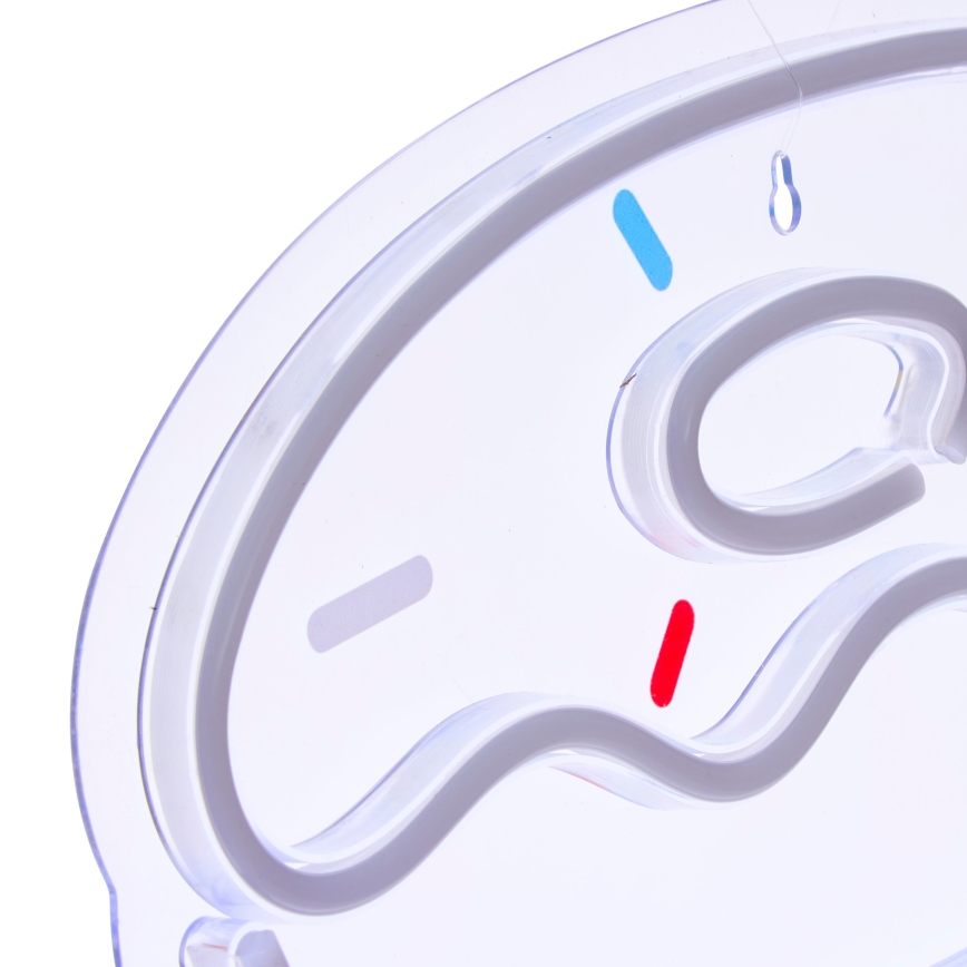 Atmosphera - LED-neon vægdekoration DONUT LED/5V