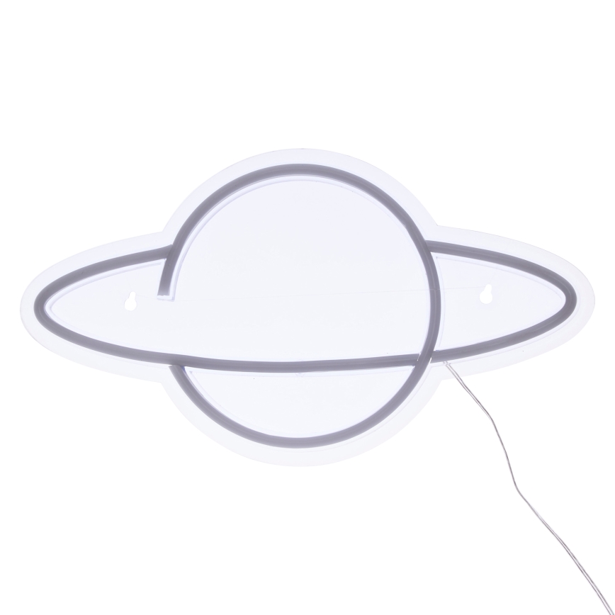 Atmosphera - LED neon-vægdekoration PLANET LED/5V