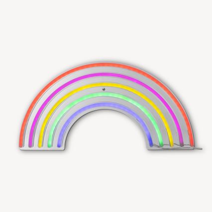 Atmosphera - LED neon-vægdekoration RAINBOW LED/5V