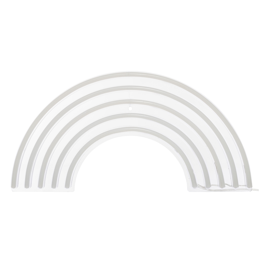 Atmosphera - LED neon-vægdekoration RAINBOW LED/5V