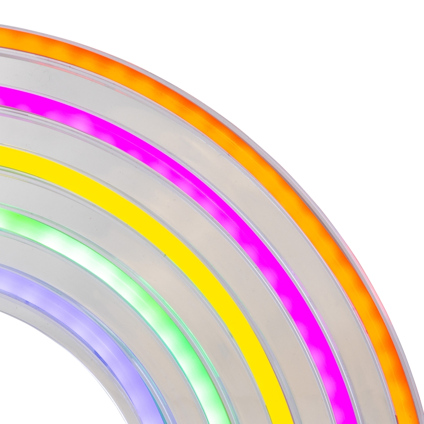 Atmosphera - LED neon-vægdekoration RAINBOW LED/5V