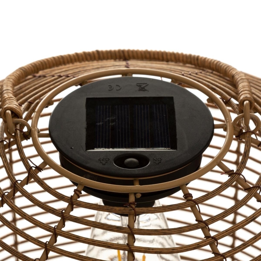 Atmosphera - LED solcellelampe CUBA LED/1,2V IP44 Rattan