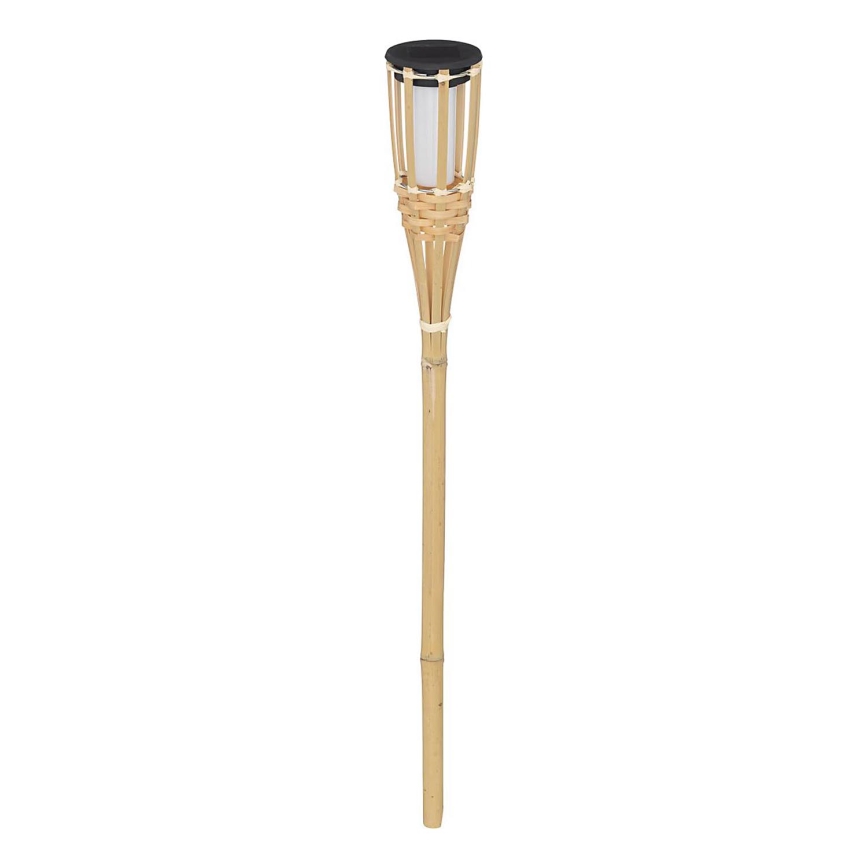 Atmosphera - LED solcellelampe MACEO LED/1,2V 300 mAh IP44 bambus