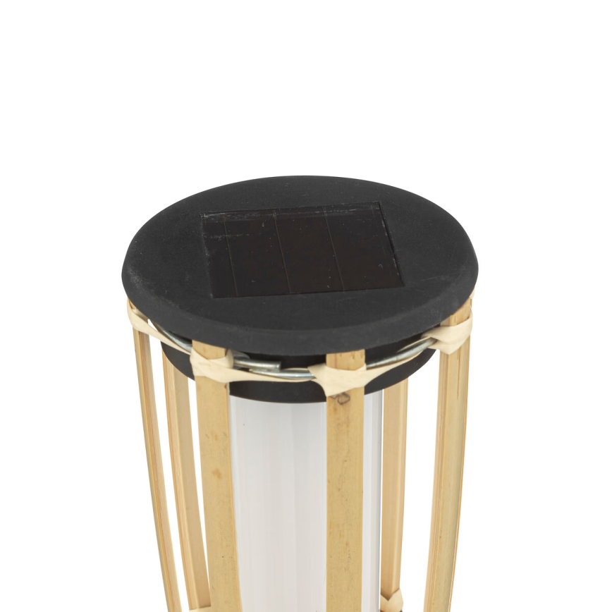 Atmosphera - LED solcellelampe MACEO LED/1,2V 300 mAh IP44 bambus