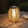 Atmosphera - LED solcellelanterne GINA LED/1,2 V 800 mAh IP44 jute