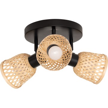 Atmosphera - Loftlampe LIO 3xE27/25W/230V bambus
