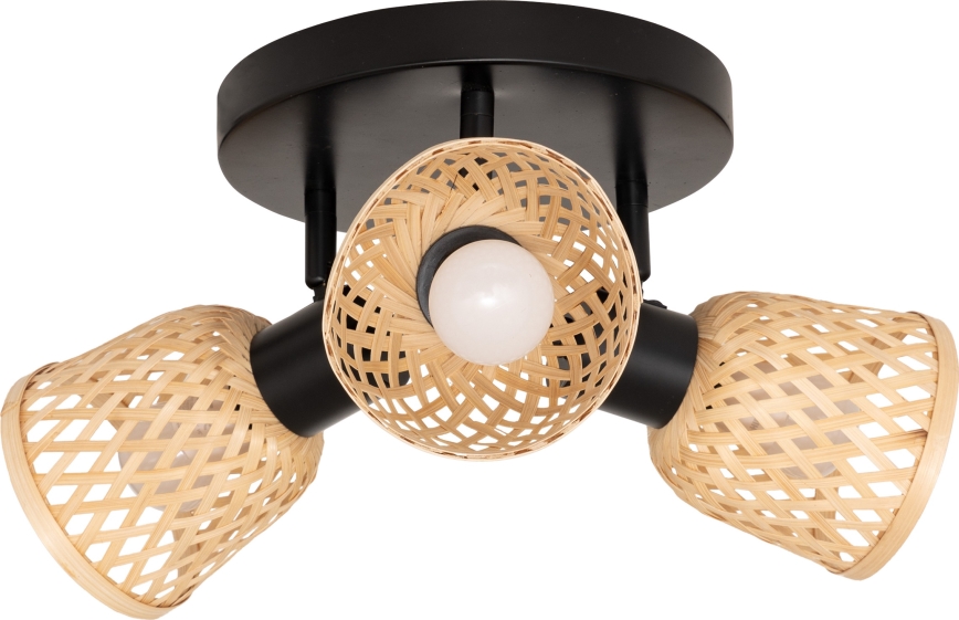 Atmosphera - Loftlampe LIO 3xE27/25W/230V bambus
