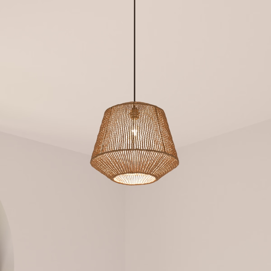 Atmosphera - Pendel JILY 1xE27/40W/230V jute beige