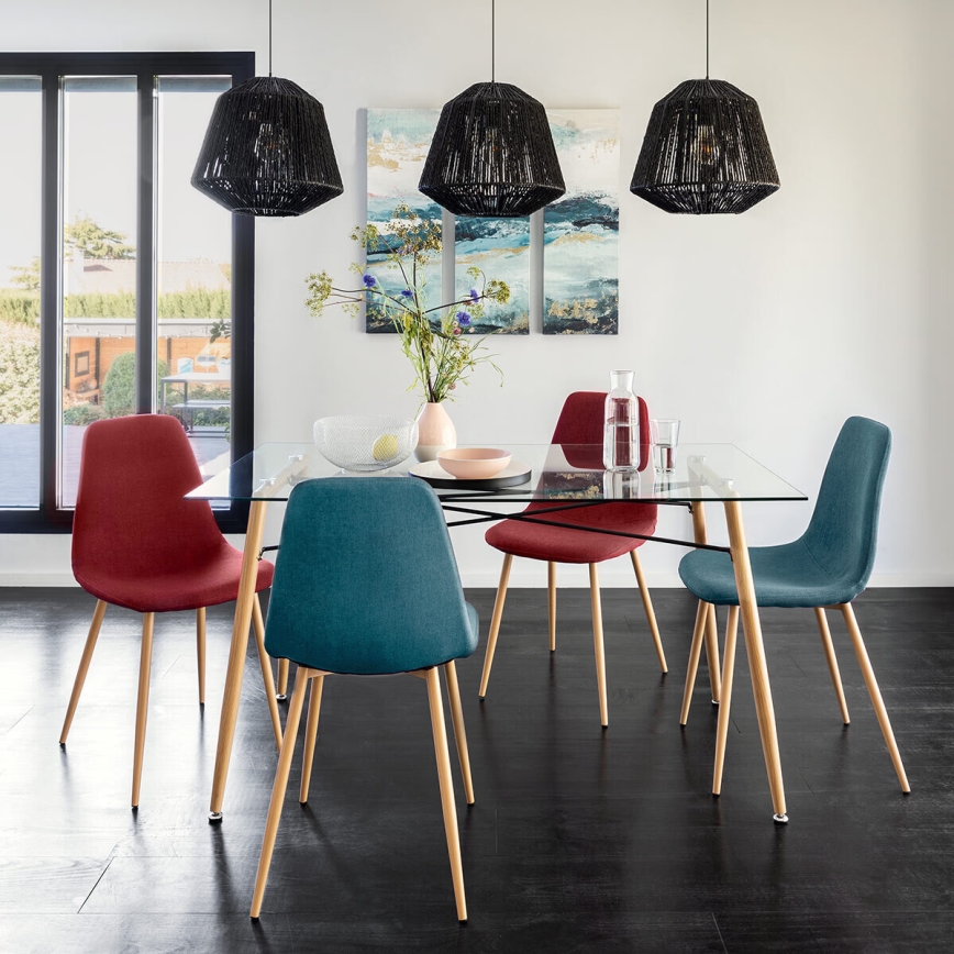 Atmosphera - Pendel JILY 1xE27/40W/230V jute sort