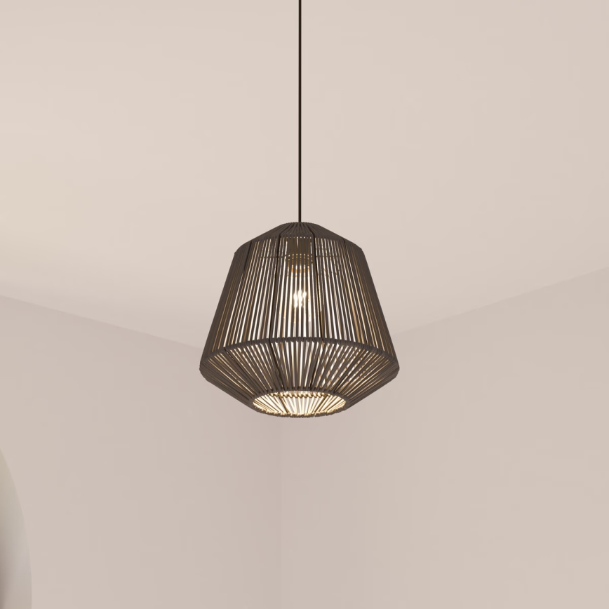 Atmosphera - Pendel JILY 1xE27/40W/230V jute sort