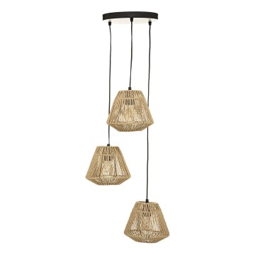 Atmosphera - Pendel JILY 3xE27/40W/230V jute