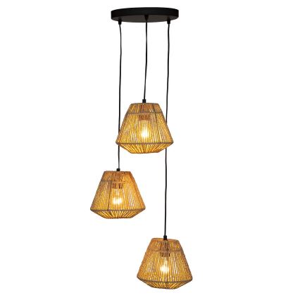 Atmosphera - Pendel JILY 3xE27/40W/230V jute