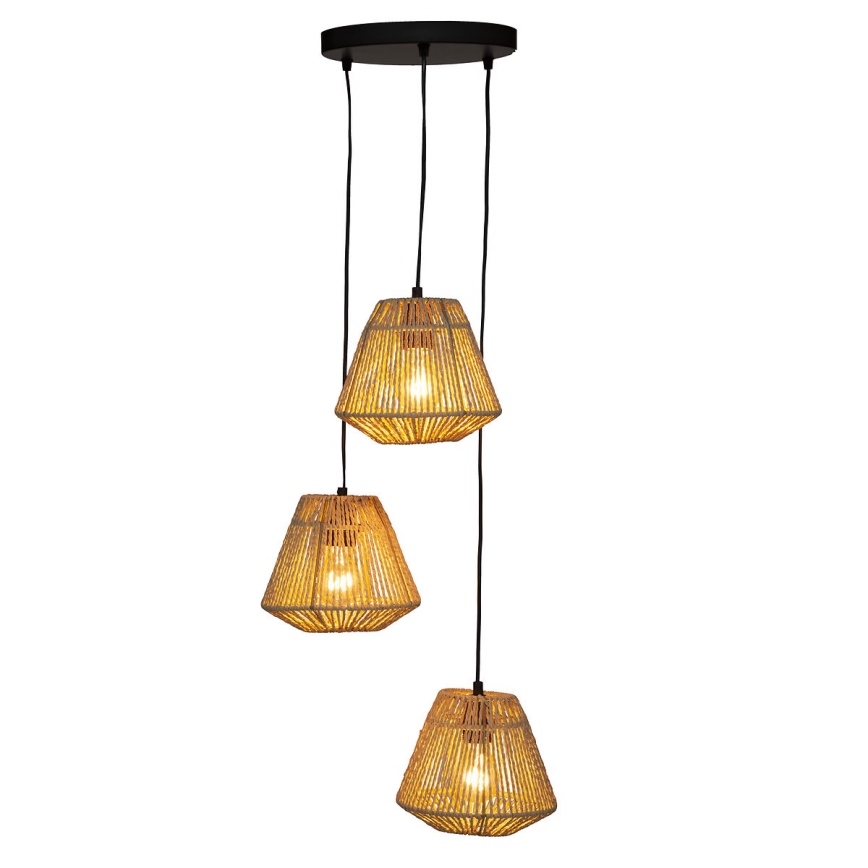 Atmosphera - Pendel JILY 3xE27/40W/230V jute