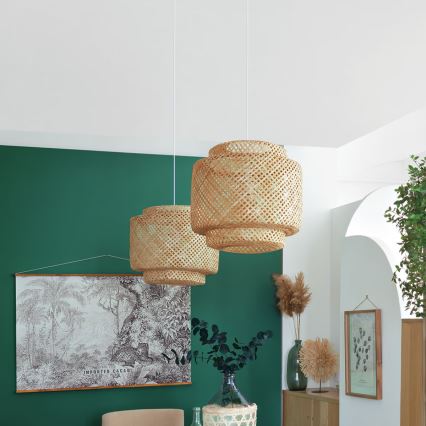 Atmosphera - Pendel LIBY 1xE27/40W/230V bambus