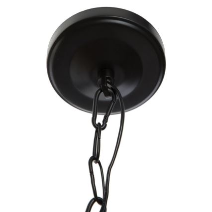 Atmosphera - Pendel med kædeophæng BASALT 1xE27/25W/230V sort