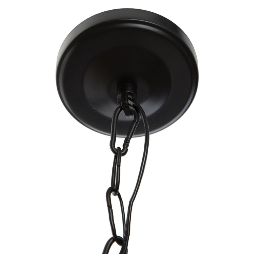 Atmosphera - Pendel med kædeophæng BASALT 1xE27/25W/230V sort