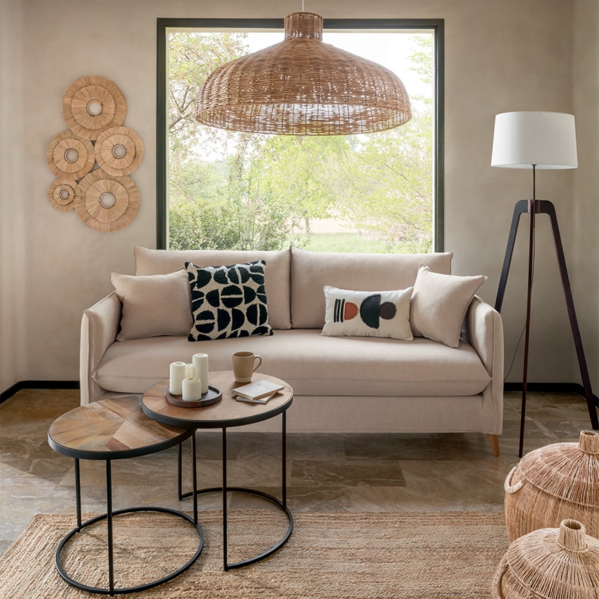 Atmosphera - Pendel ORI 1xE27/40W/230V Rattan