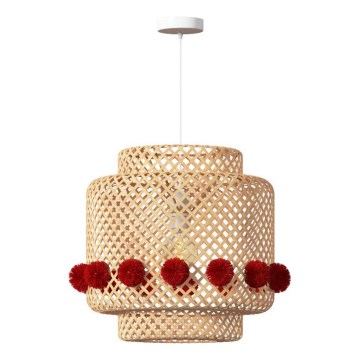 Atmosphera - Pendel på ledning LIBY 1xE27/25W/230V bambus