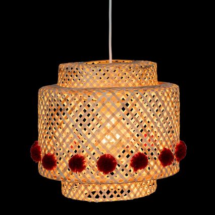 Atmosphera - Pendel på ledning LIBY 1xE27/25W/230V bambus