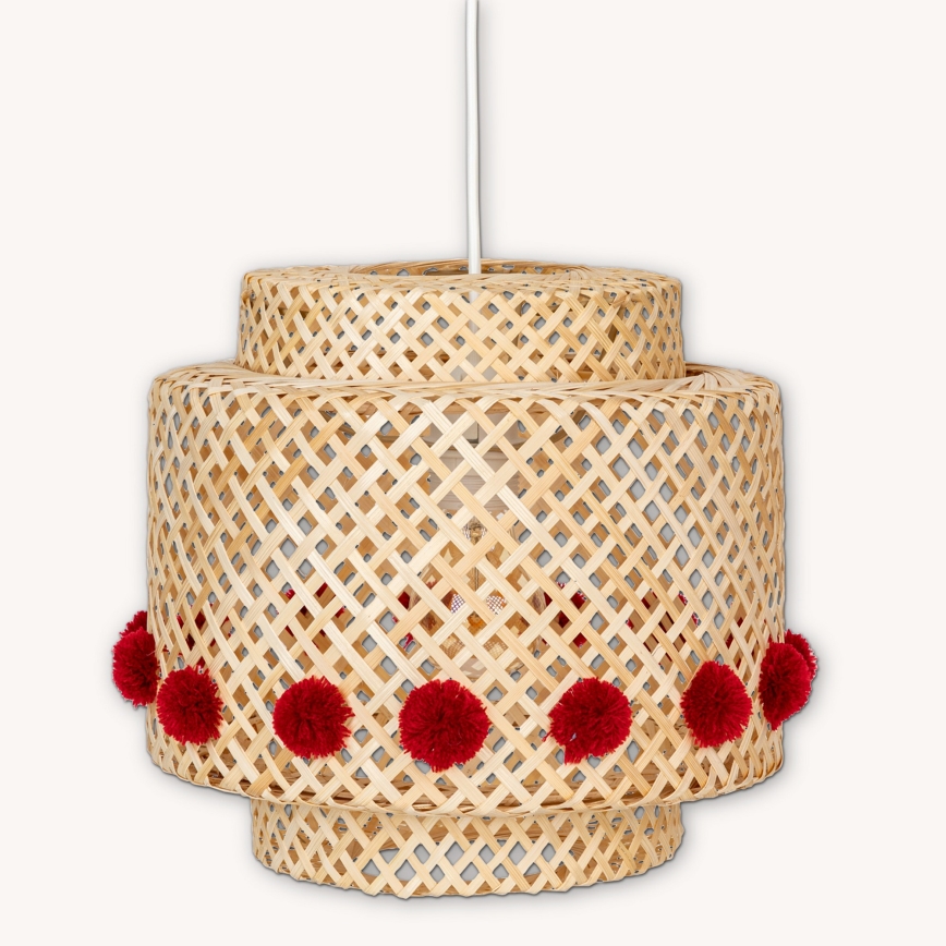 Atmosphera - Pendel på ledning LIBY 1xE27/25W/230V bambus