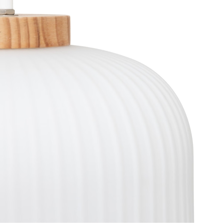 Atmosphera - Pendel på ledning TRAVIS 1xE27/25W/230V fyrretræ