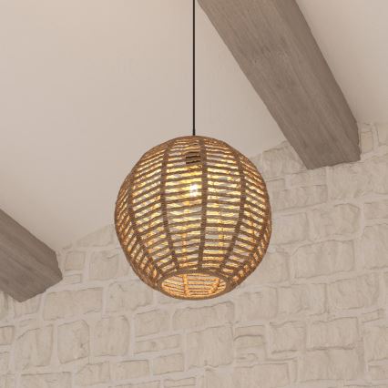 Atmosphera - Pendel RANA 1xE27/40W/230V Rattan