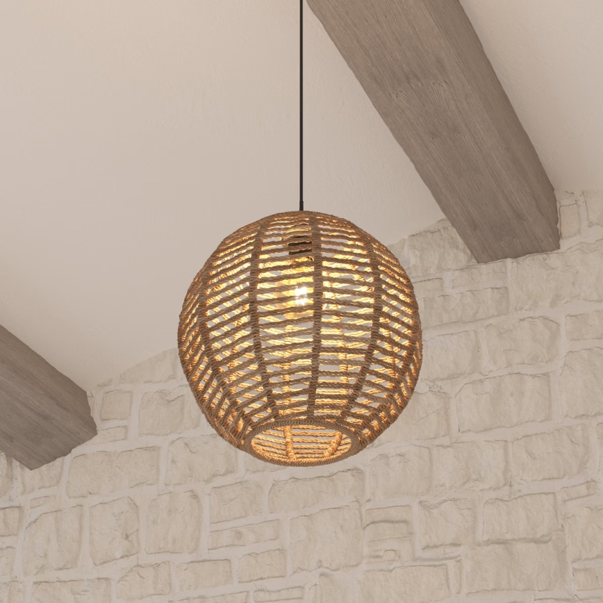 Atmosphera - Pendel RANA 1xE27/40W/230V Rattan