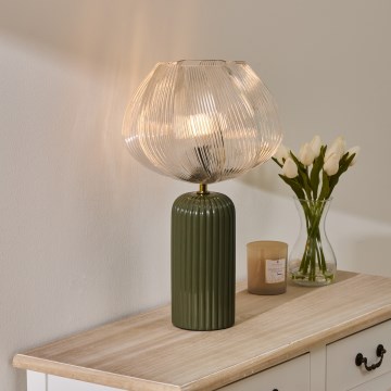 Atmosphera - PHYLAS bordlampe 1xE14/40W/230V grøn