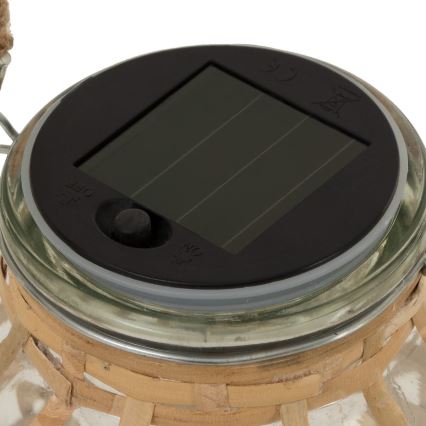 Atmosphera - Soldrevet LED lanterne i papir NIKY LED/1,2V IP44