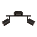 Atmosphera - Spotlampe VICO 2xGU10/25W/230V sort